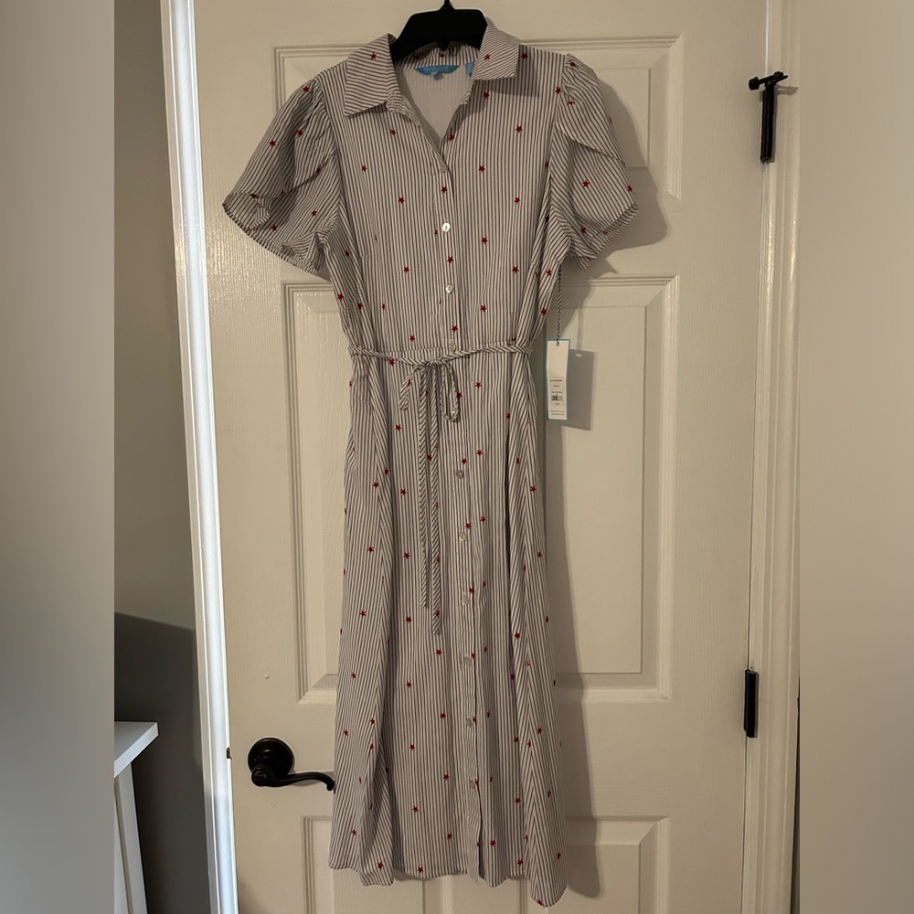 Draper James Shirt Dress XS NWT